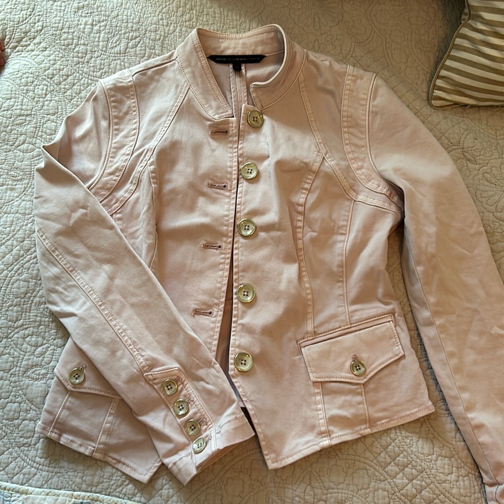 White House Black Market Pink Jacket